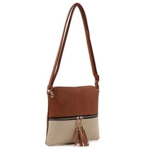 NWOT: Sadie Color-Block Crossbody Purse